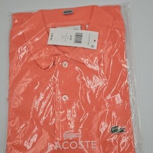 Lacoste Men's Vibrant Coral Polo Shirt